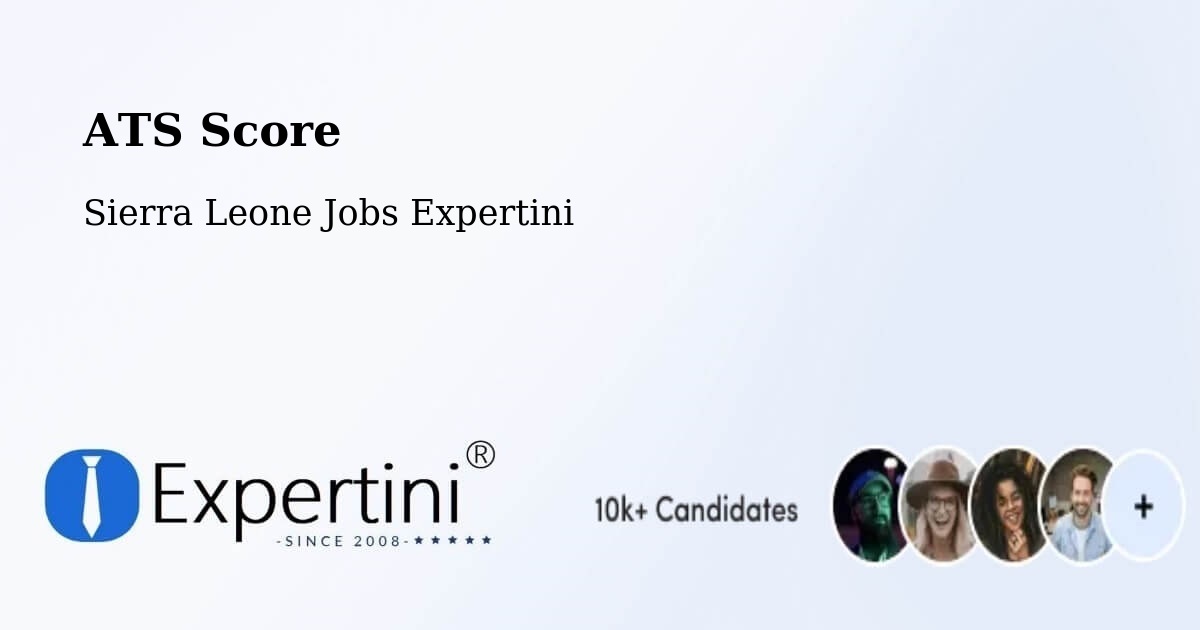 Resume ATS Score & Job Description Match Tool – Bumpe - Sierra Leone Jobs Expertini